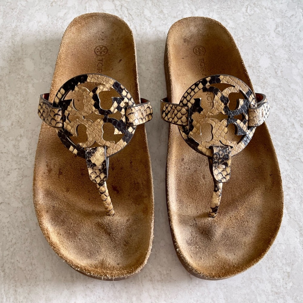 Tory Burch Miller Cloud Pale Desert Roccia / Natural Size 8.5